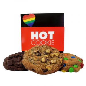 Threesome Gift Box with a Pride heart sticker