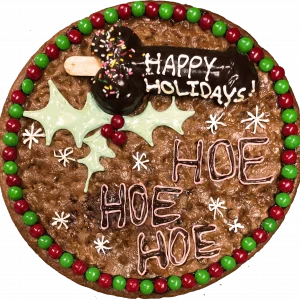 Holiday Cookie Cake with Topper